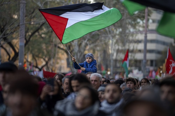 Spain & Palestinian state in headline news & online news