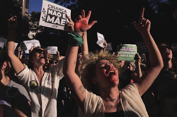 Brazil's protests for abortion rights in world news & bulletin news