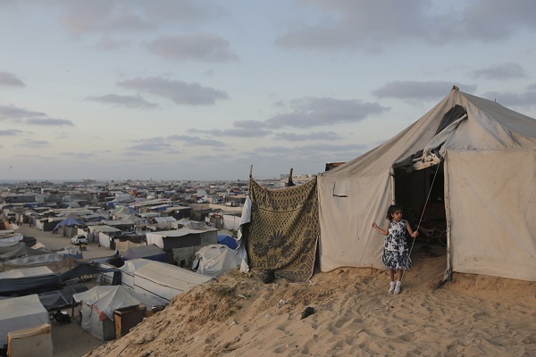 Tents in Gaza in world news & news online