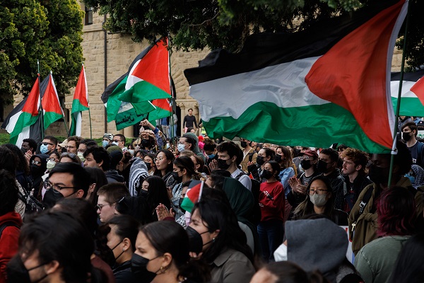 Pro Palestinian protests in bulletin news & news online