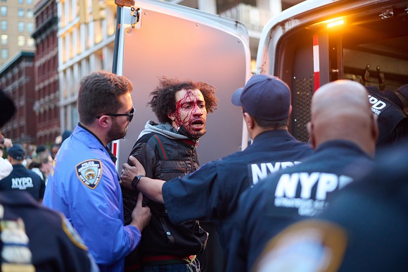 Instances of body slamming in NYPD brutality in bulletin news